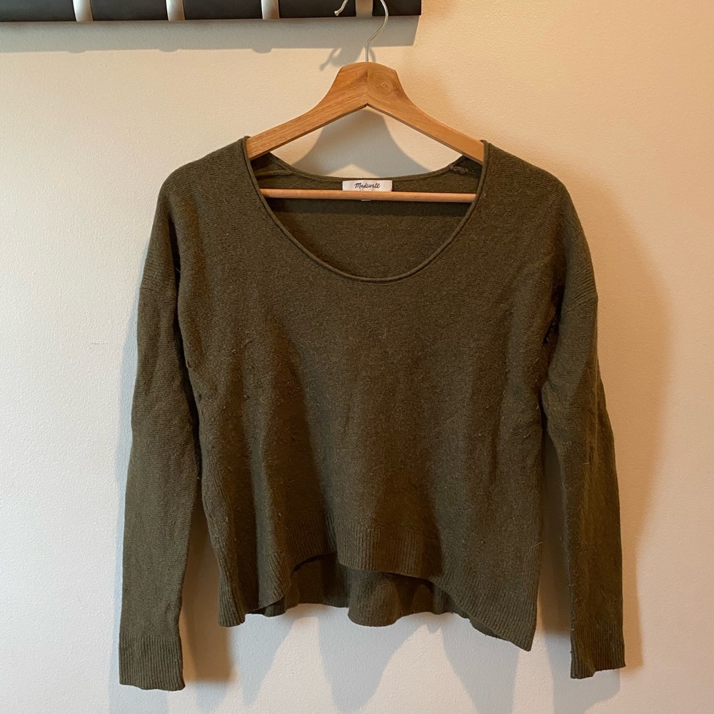 Madewell Green Relaxed Sweater